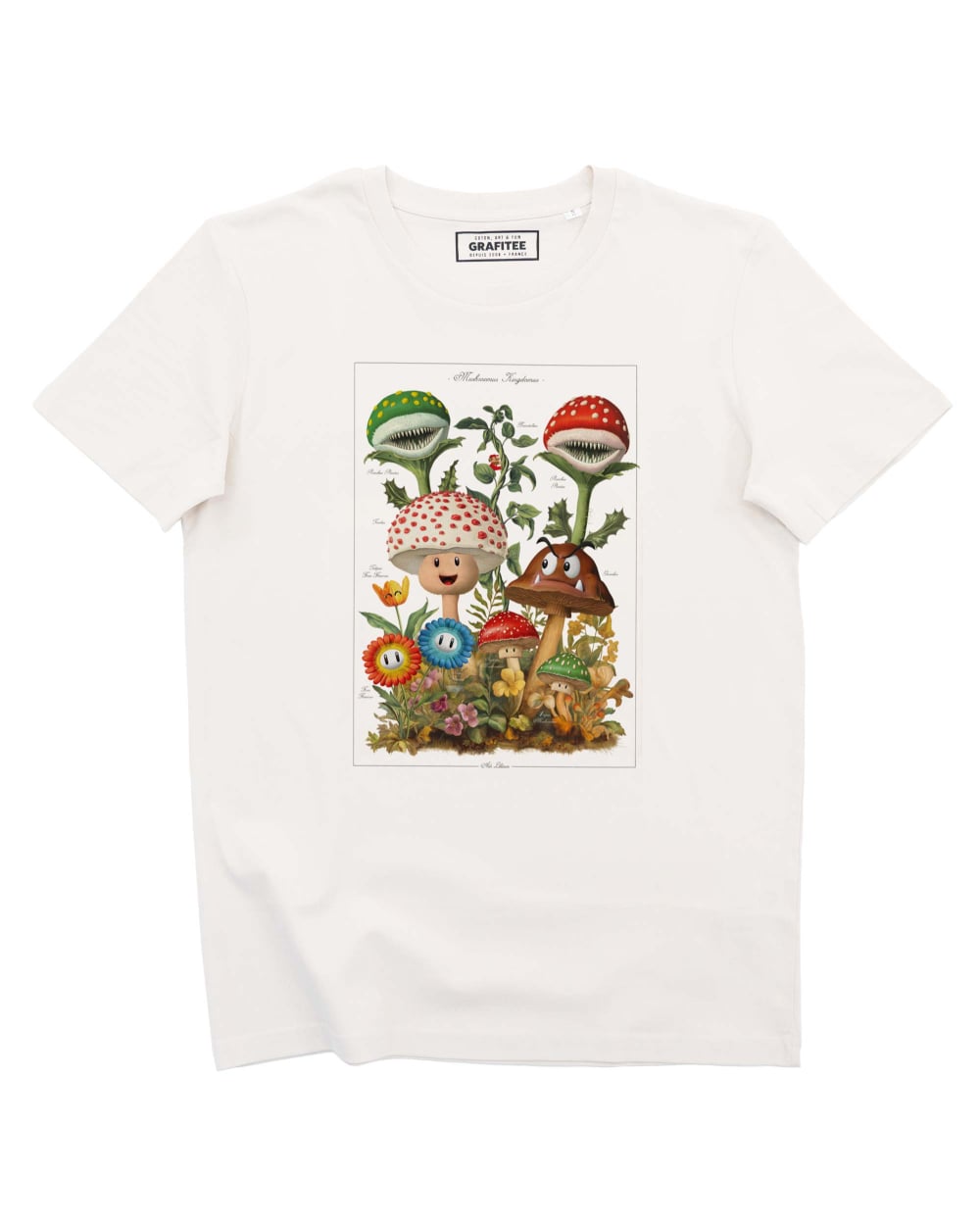 T shirt Mushroomus Kingdomus Grafitee