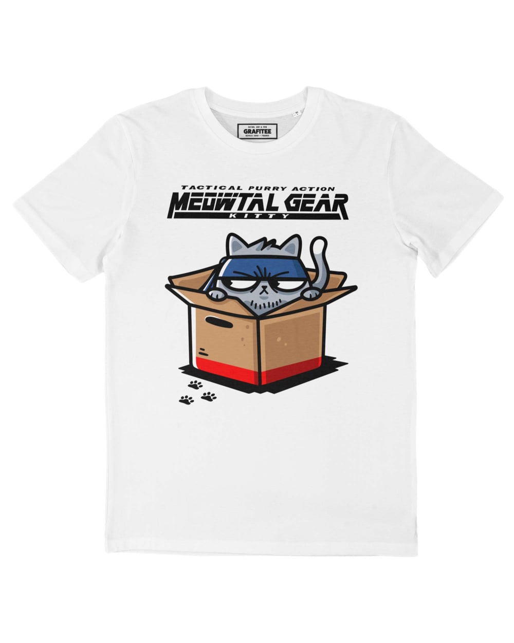 T-shirt Meowtal Gear Kitty Grafitee
