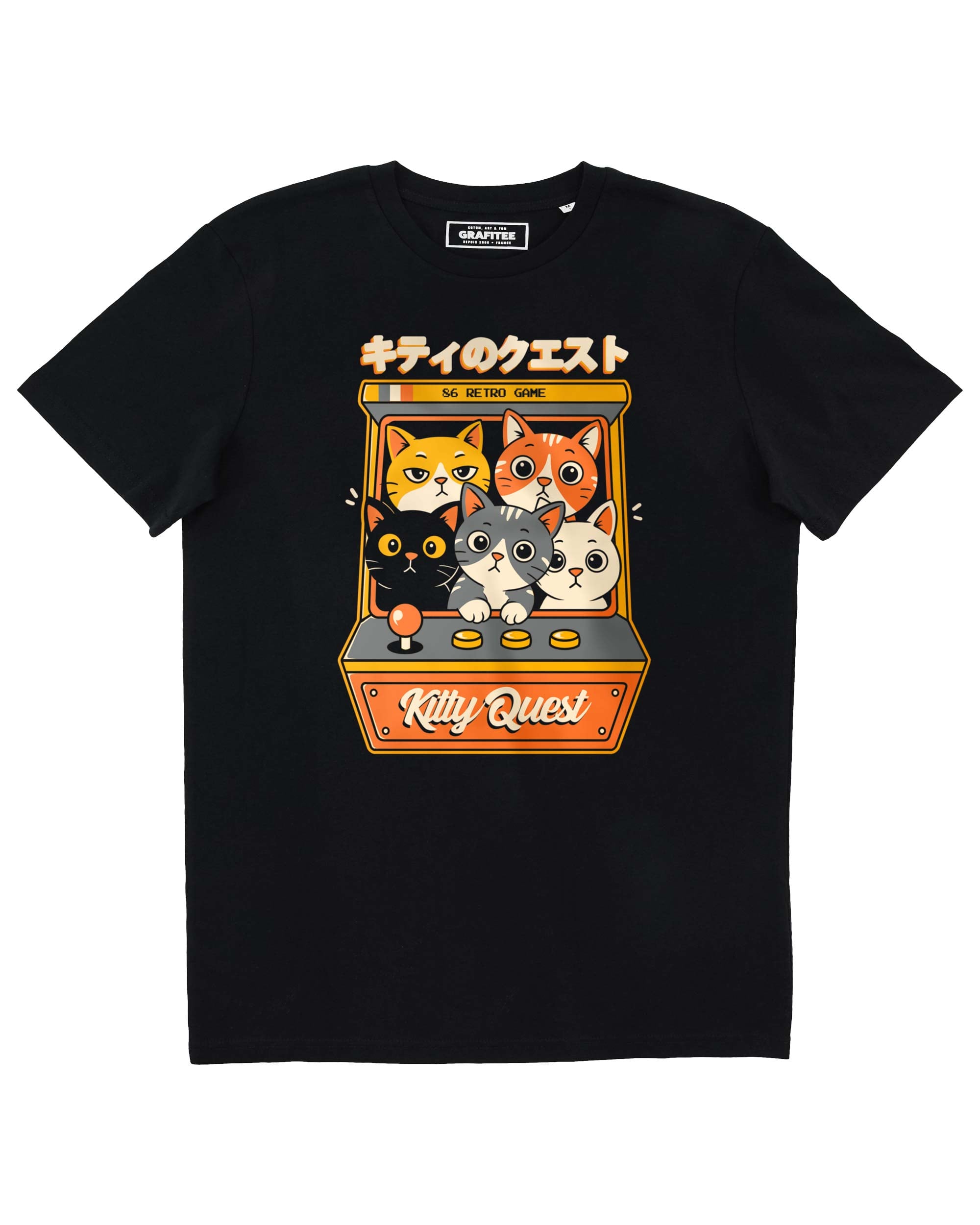 Teeshirt Kitty Quest Grafitee