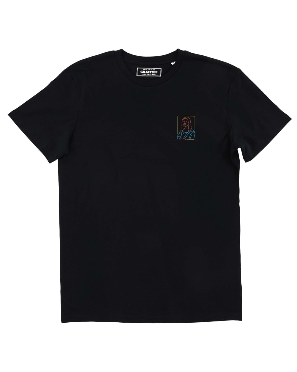 Tee shirt Mona Lisa (Brodé) Grafitee