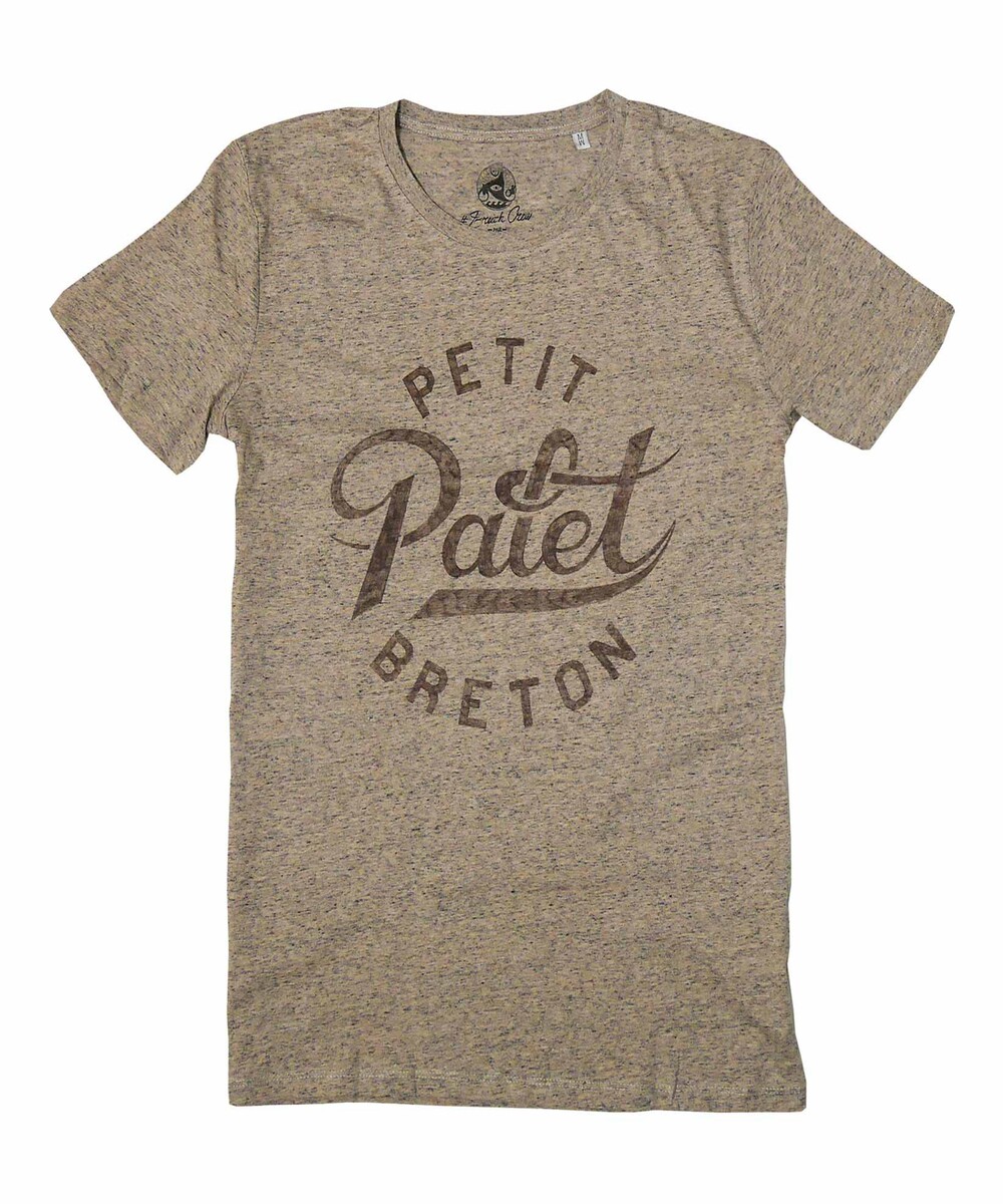 T-shirt pour Homme Petit Palet Breton de couleur Sable