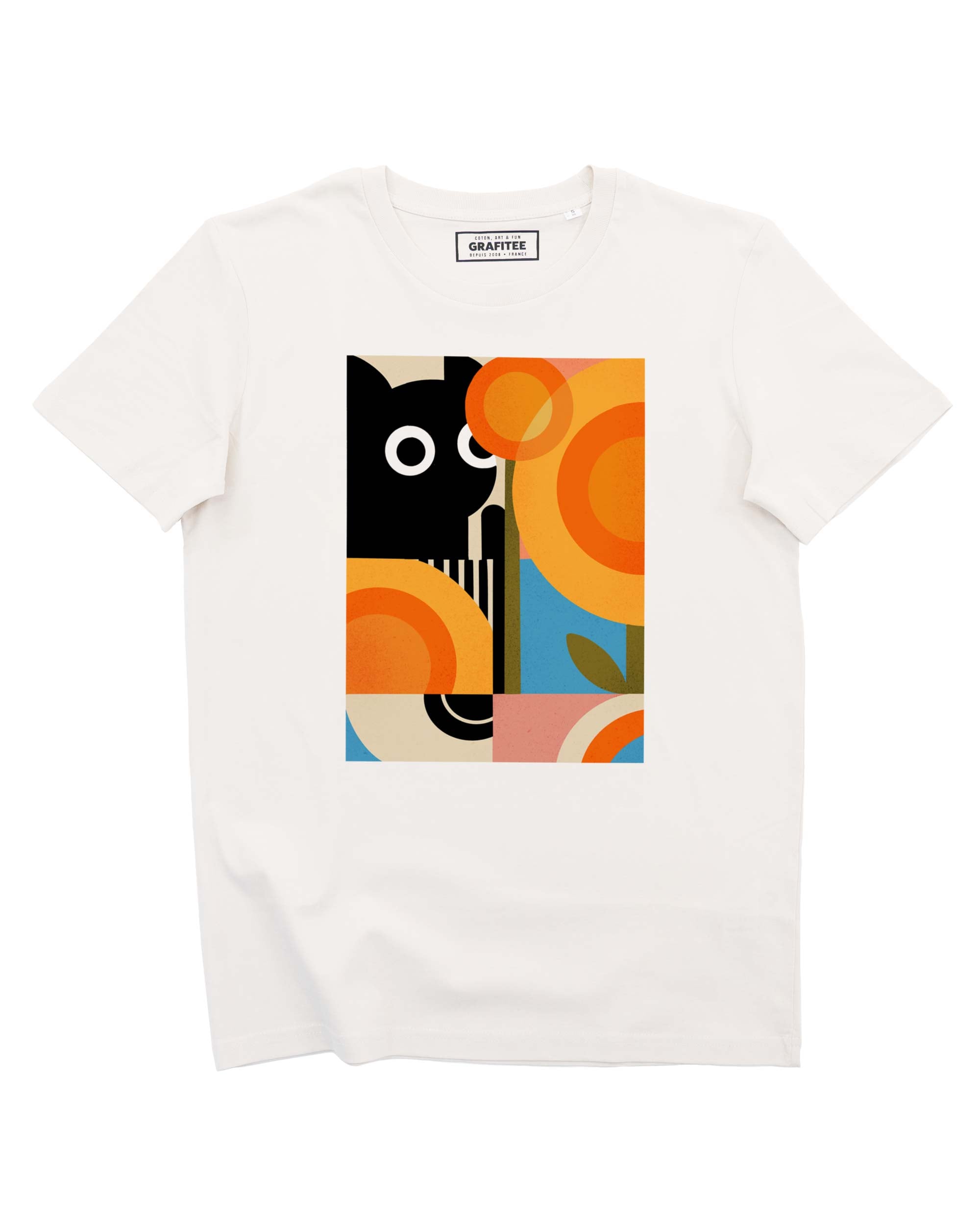 Tee shirt Cats Sunflower Grafitee