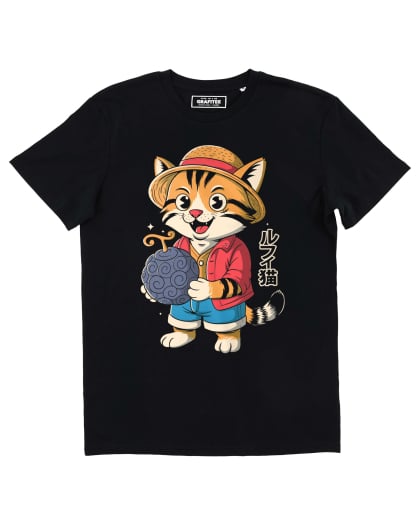 T-shirt Luffy Cat Grafitee
