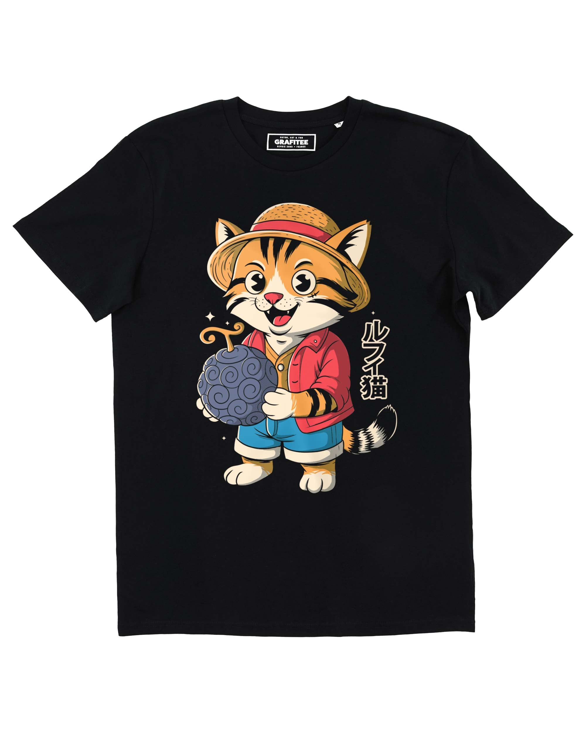 T-shirt Luffy Cat Grafitee