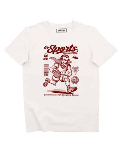 Teeshirt Dracula Go Sports Grafitee