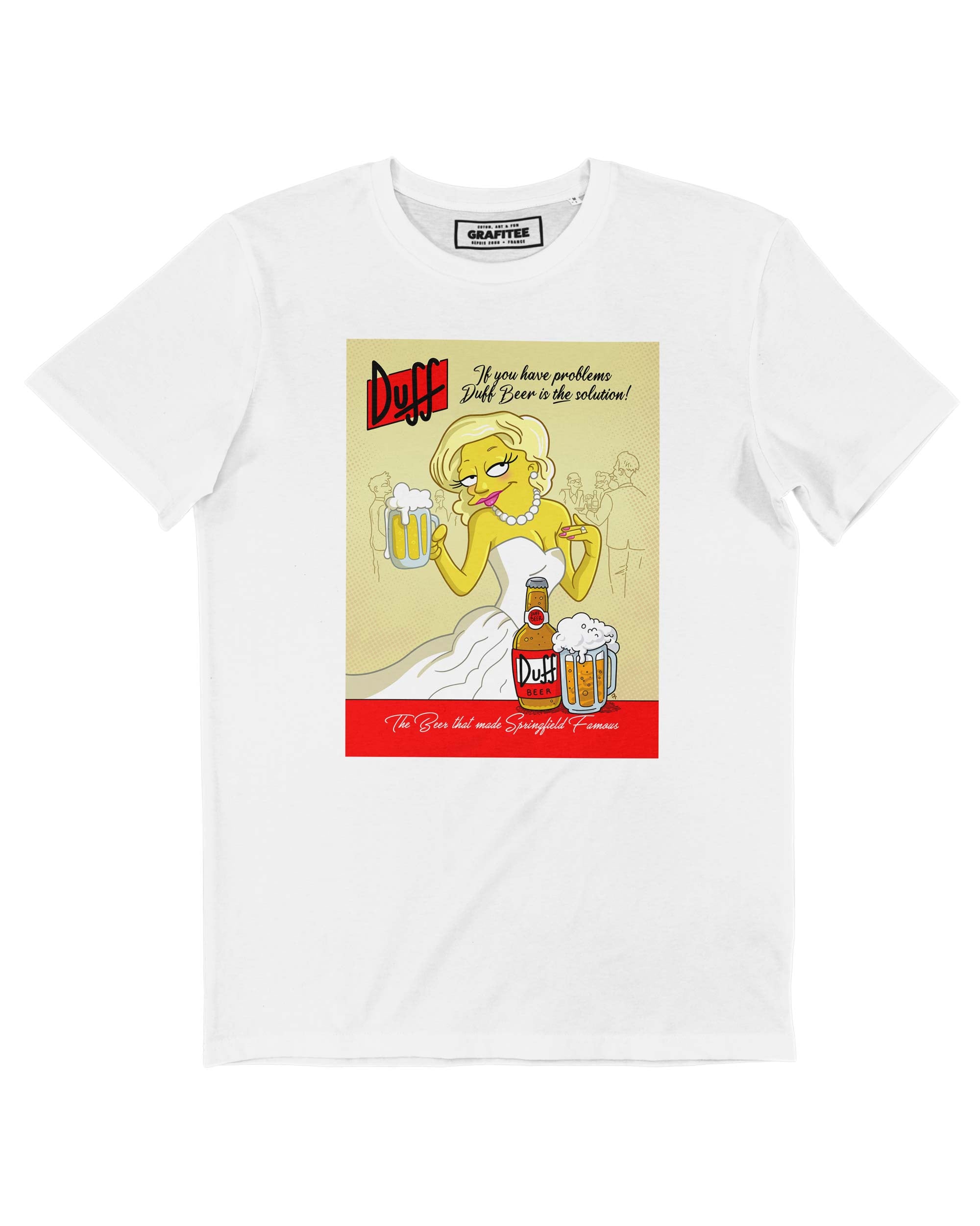 Tee shirt Springfielder Duff Beer Grafitee