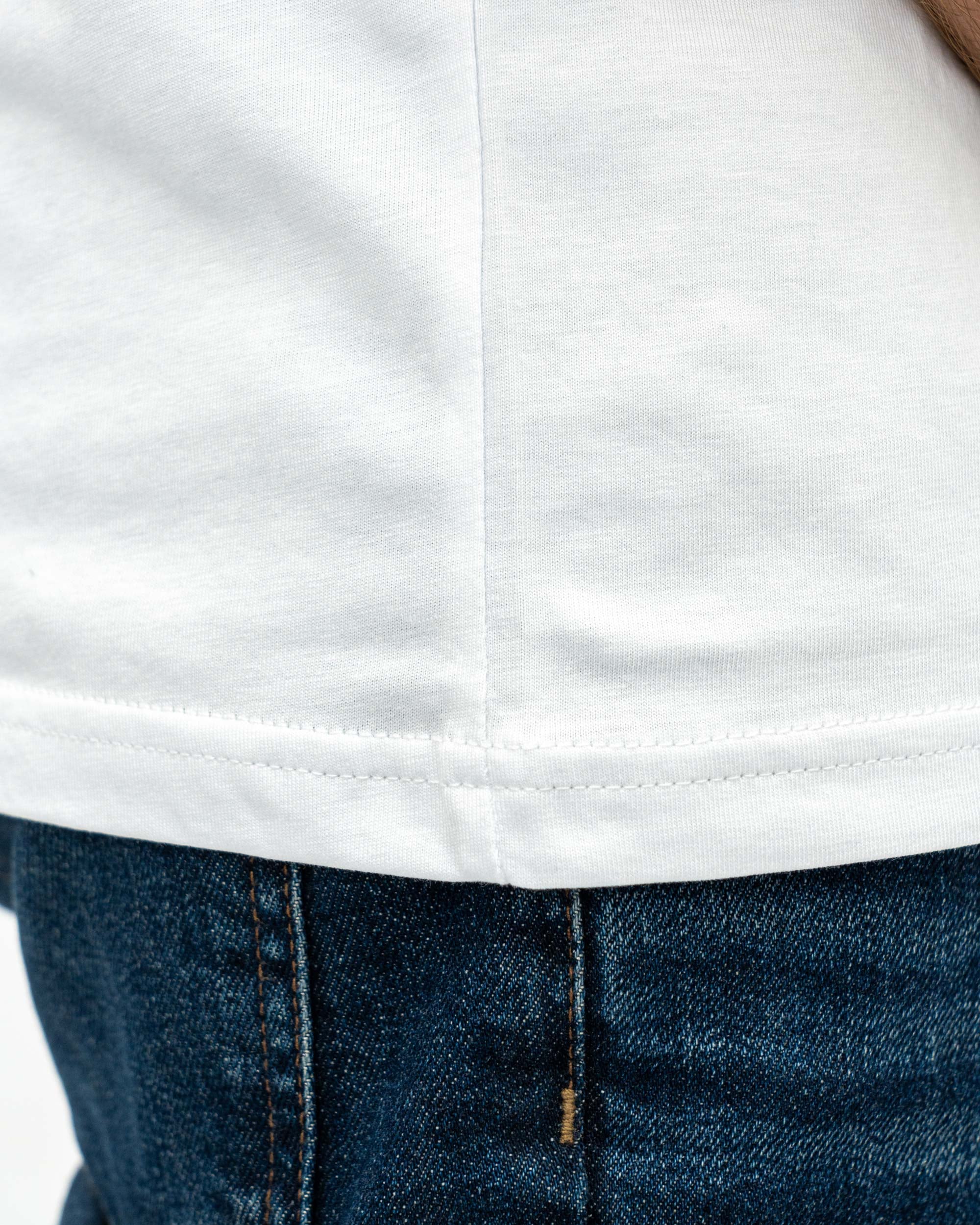 Teeshirt Monsieur Fou de couleur Blanc