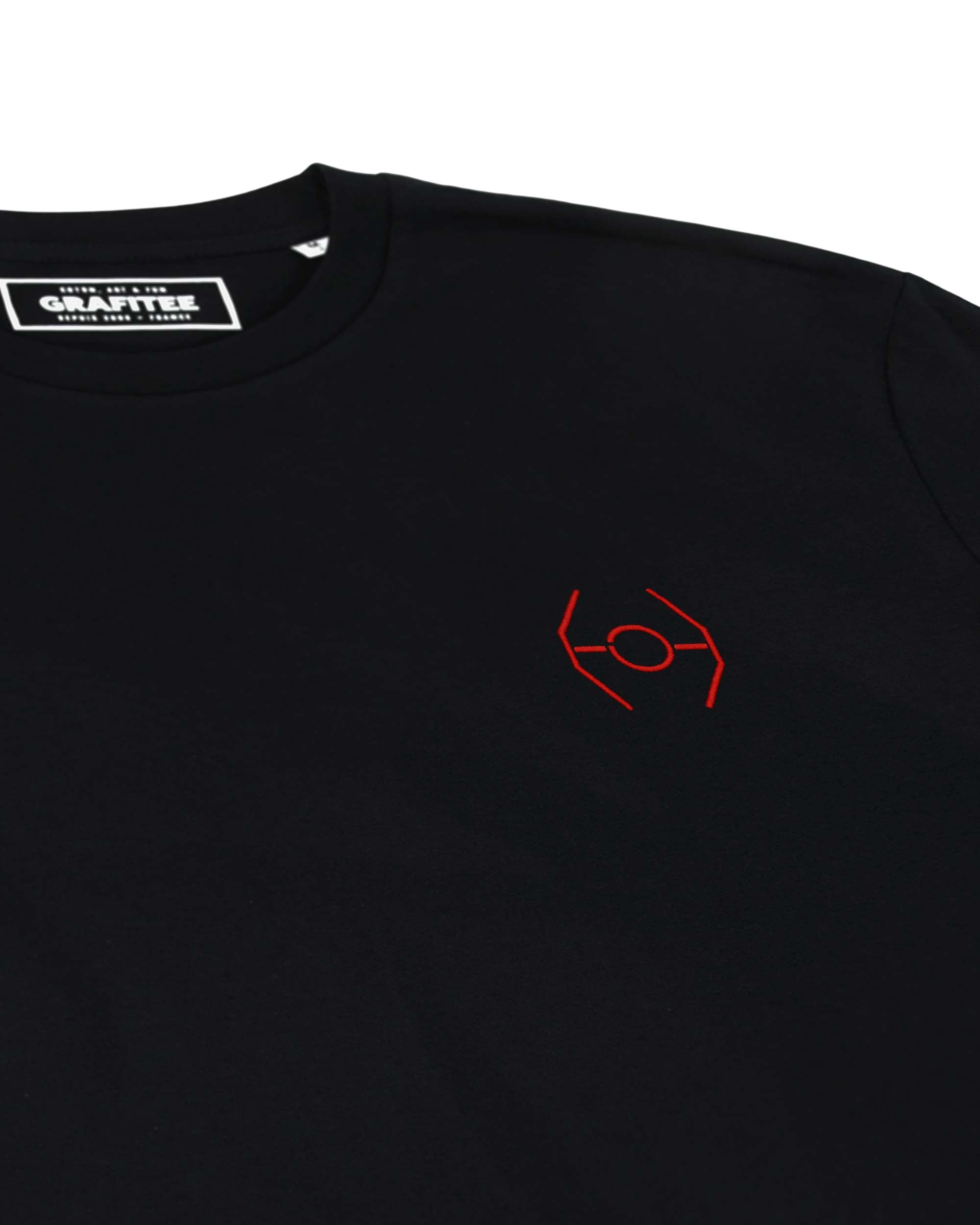 Teeshirt Empire (Brodé) de couleur Noir