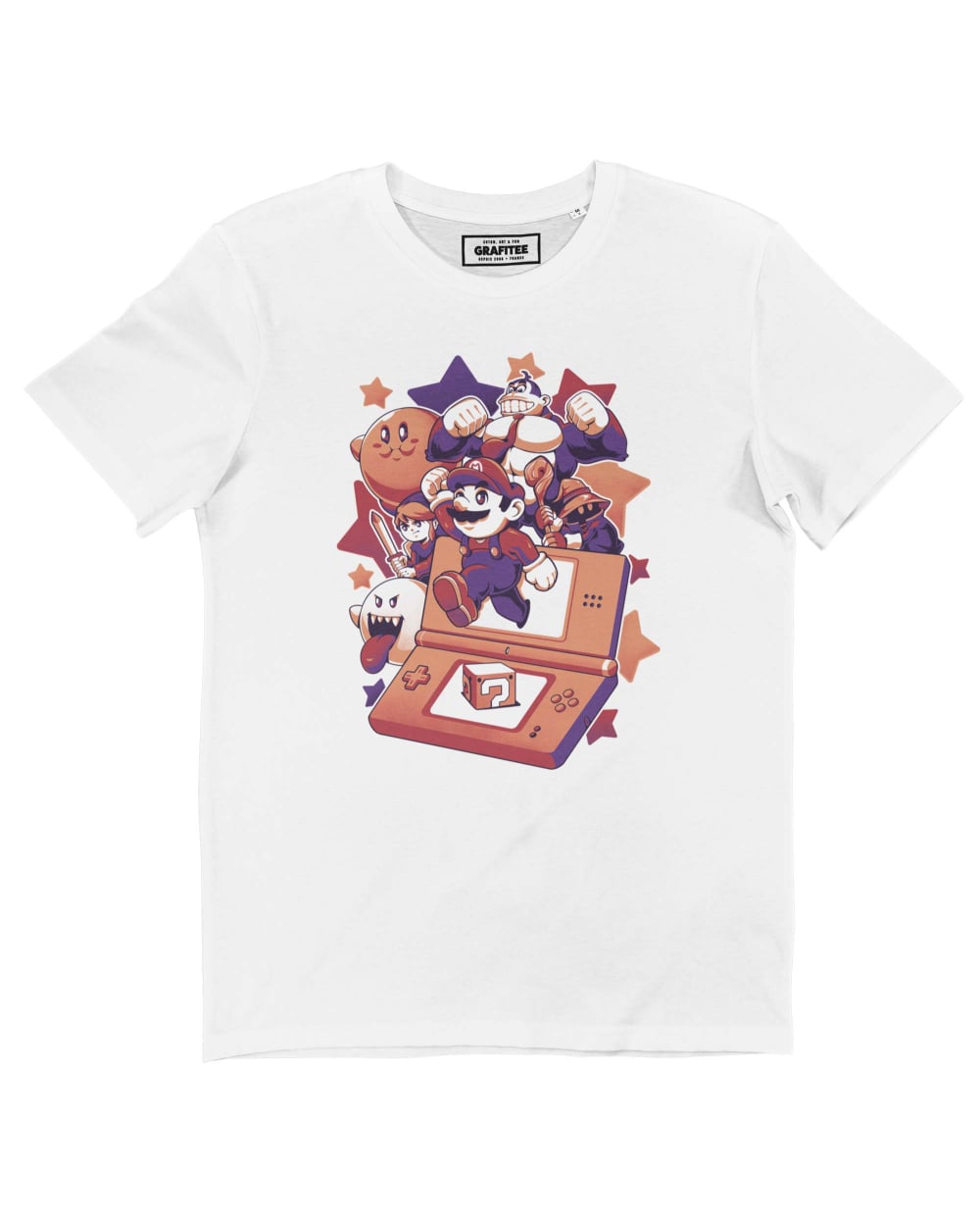 T-shirt Retro Gaming Game Boy Mario Grafitee