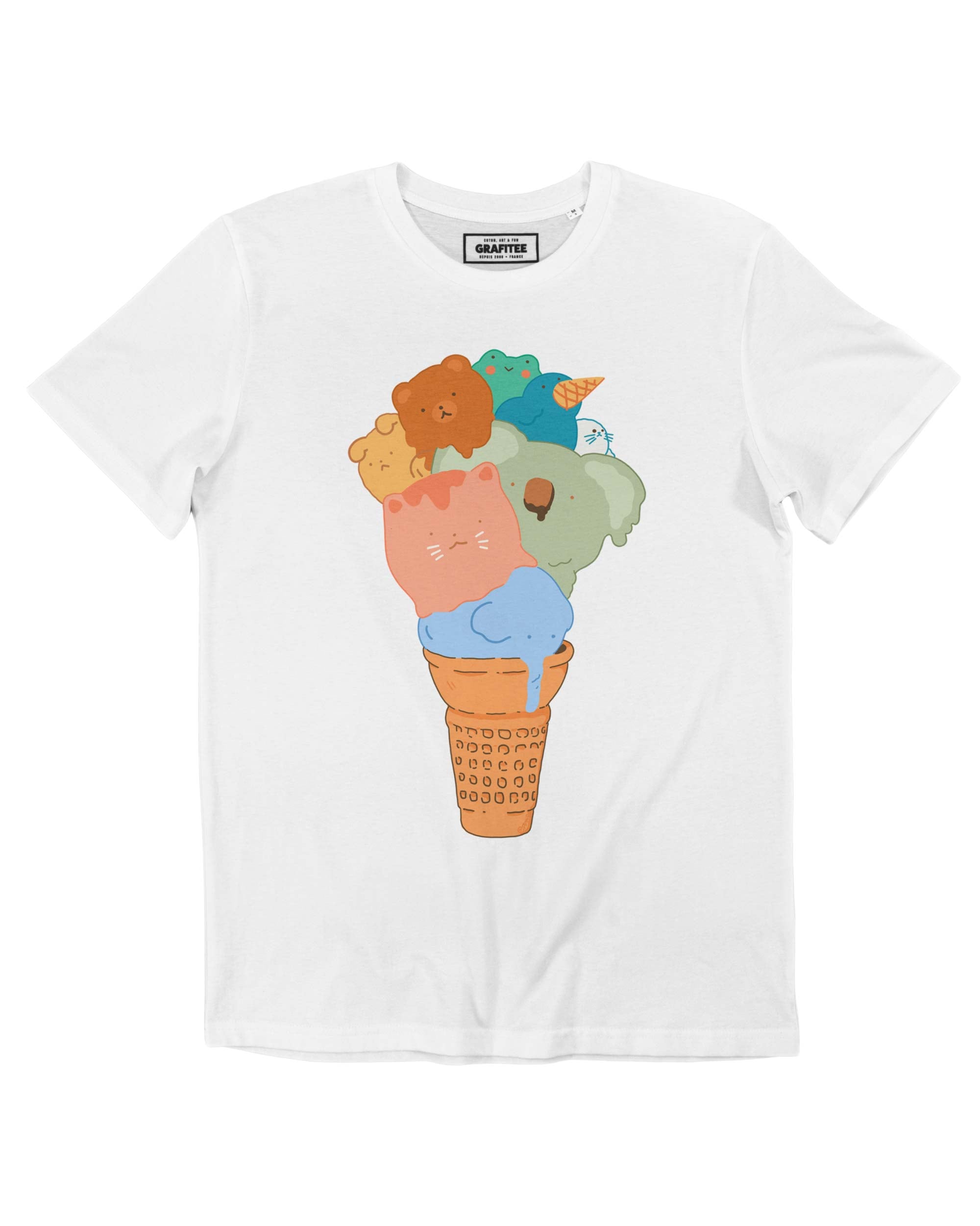 T-shirt Melting Zoo Grafitee