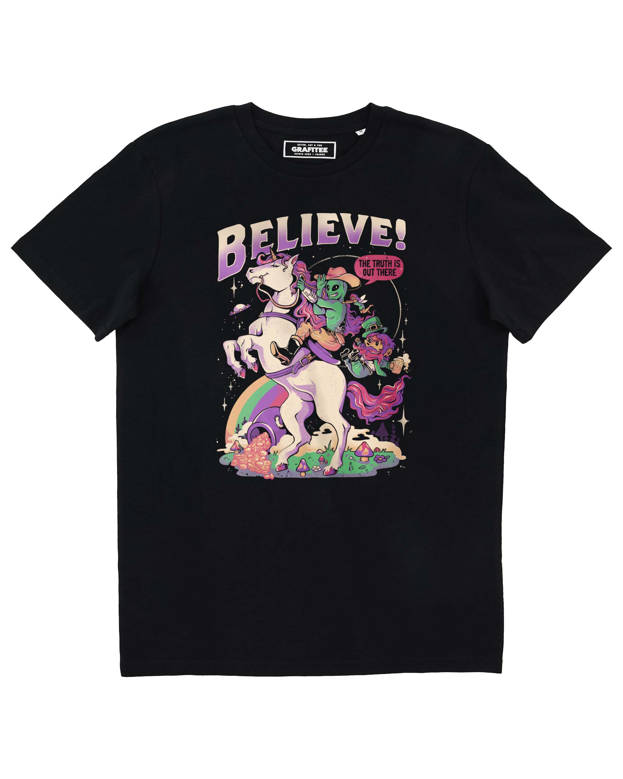 T-shirt Believe, Cosmic Rodeo Grafitee