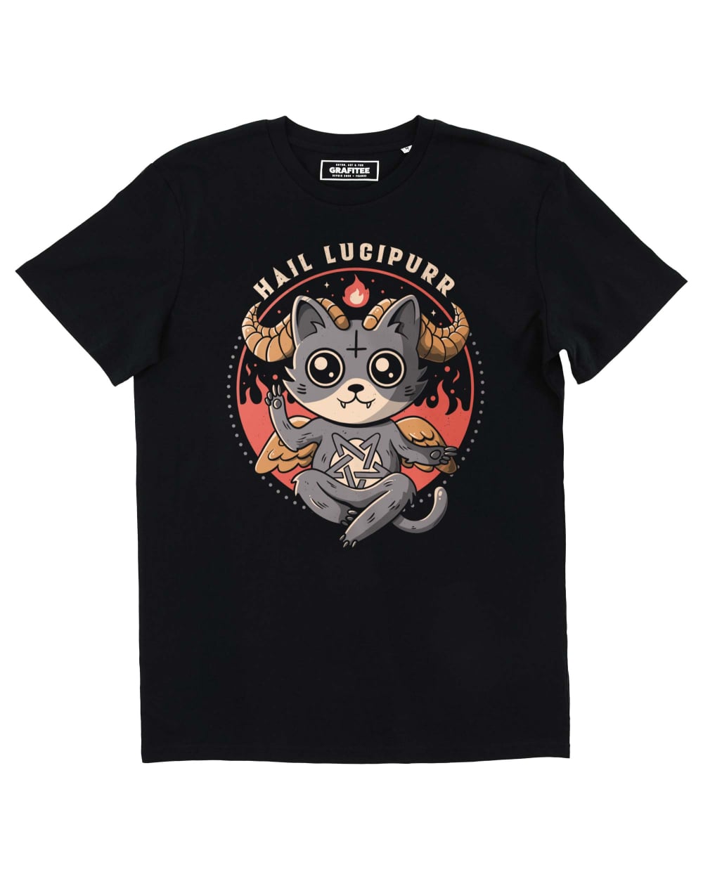 Tee shirt Hail Lucipurr Grafitee