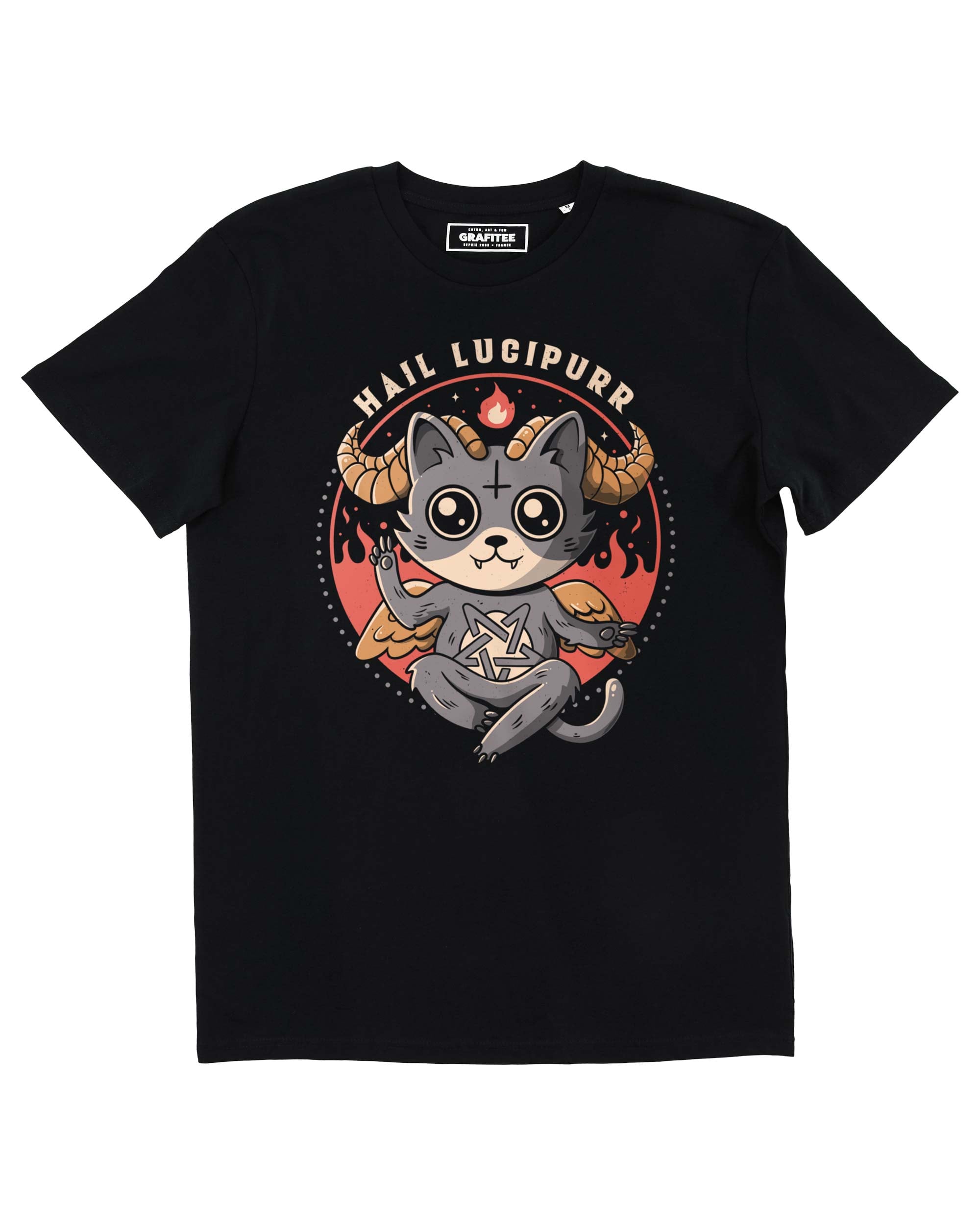 Tee shirt Hail Lucipurr Grafitee