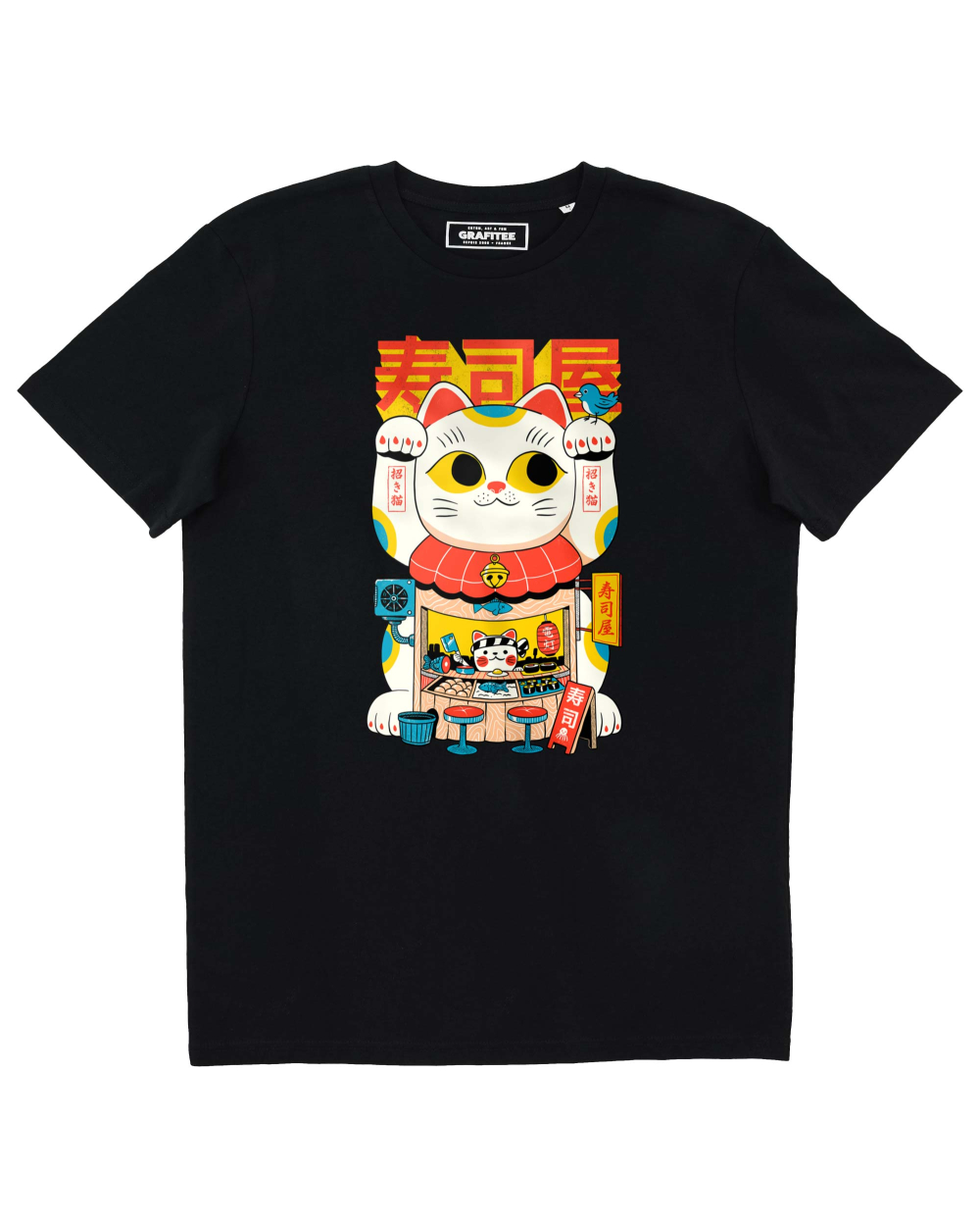 Teeshirt Lucky Sushi Bar (En promo) Grafitee