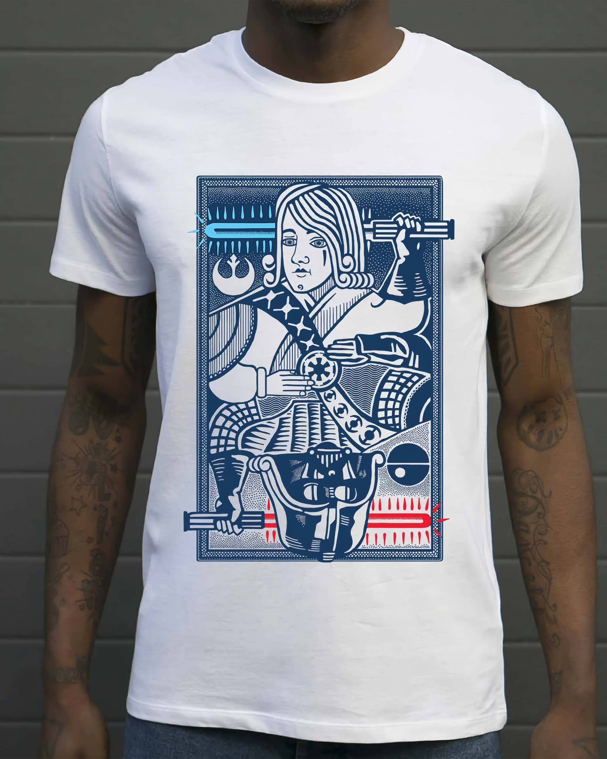 T-shirt King Of Darkside (En promo) de couleur Blanc