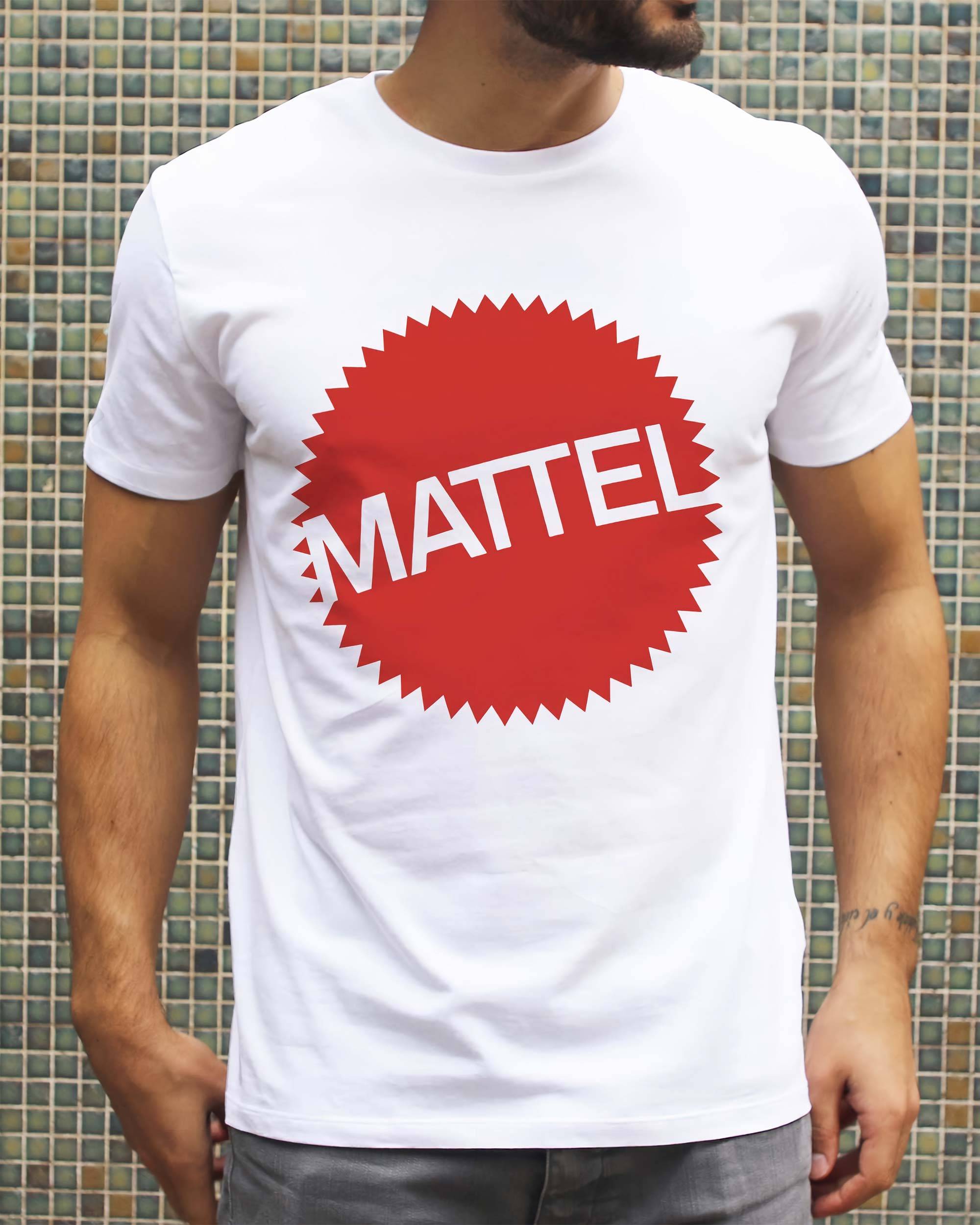 T-shirt Mattel (En Promo) de couleur Blanc