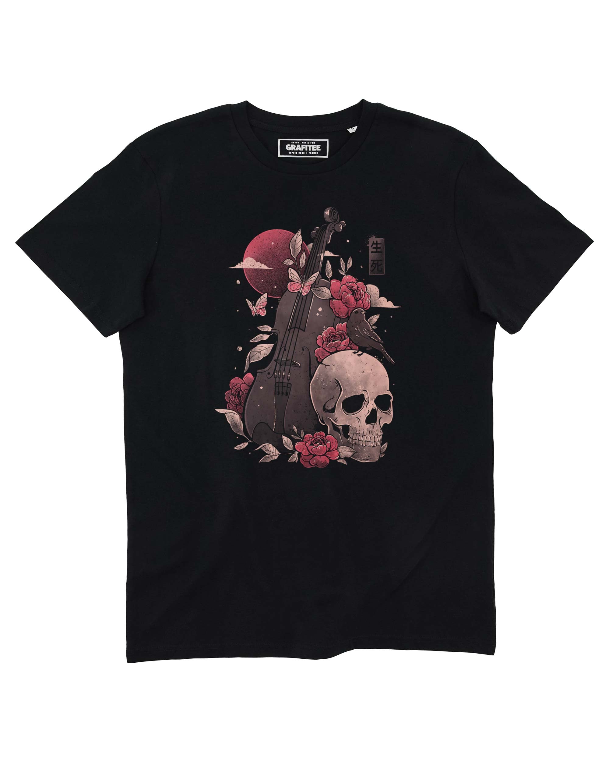 Tee shirt Death And Music Grafitee