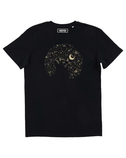 T-shirt Cat In The Snow Night Grafitee