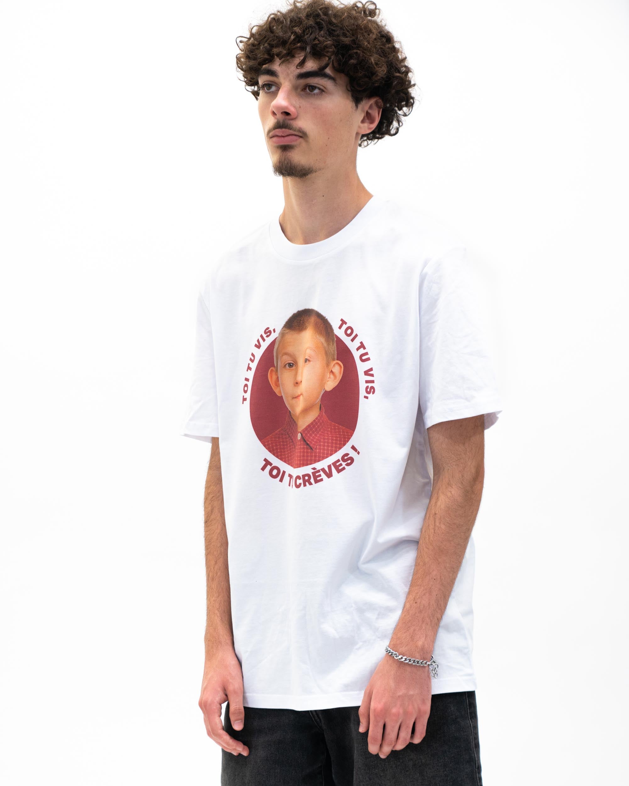 T-shirt Toi tu vis, toi tu crèves ! (En Promo) Grafitee