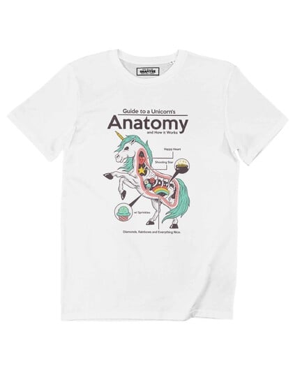 T-shirt Anatomie De La Licorne (En Promo) Grafitee