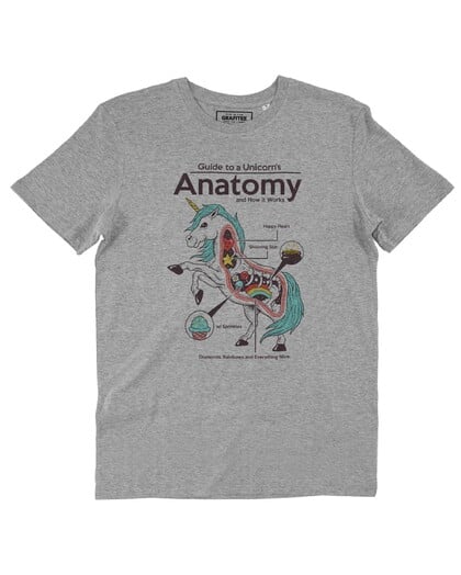 T-shirt Anatomie De La Licorne (En Promo) Grafitee