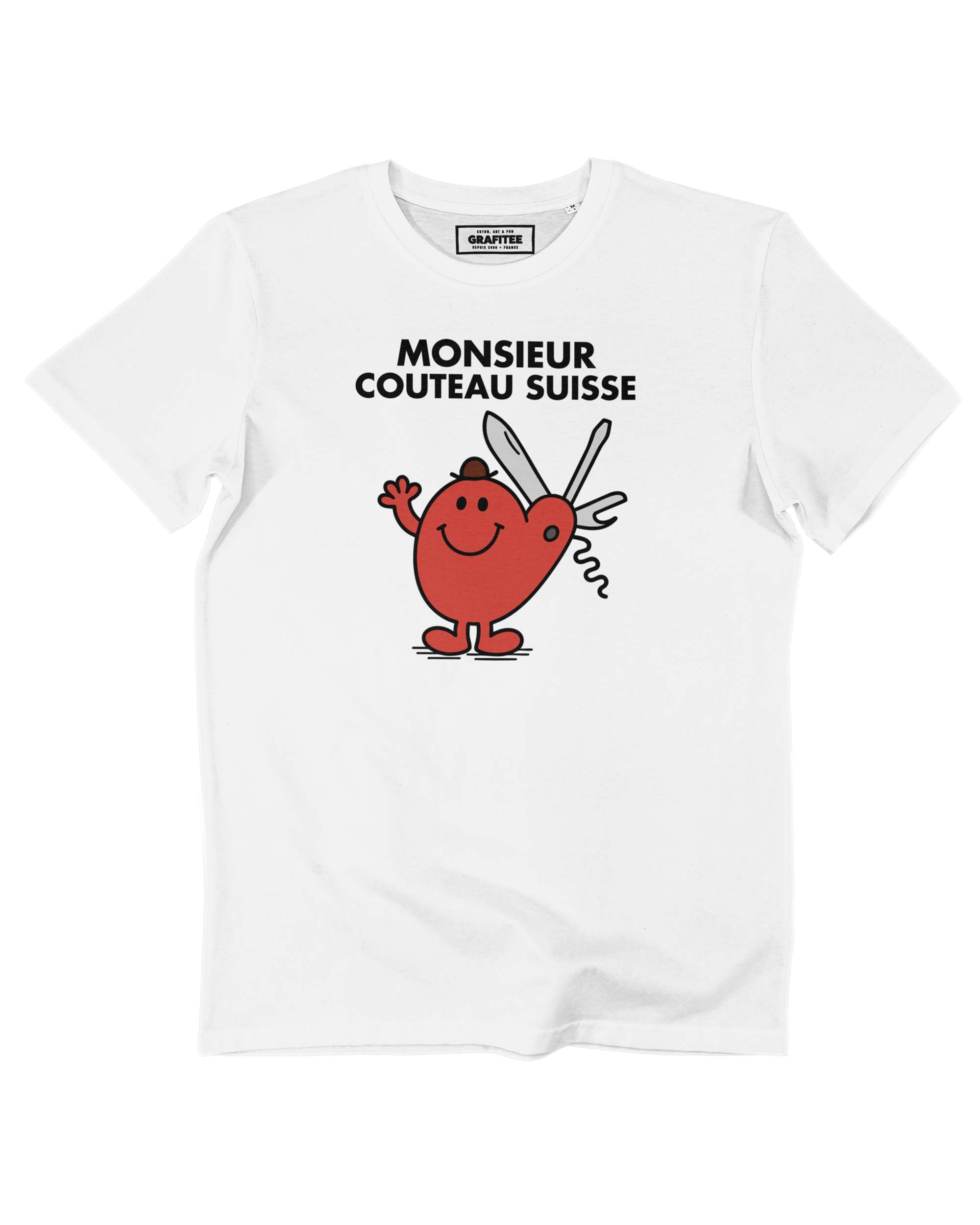 T shirt Monsieur Couteau Suisse (En Promo) Grafitee