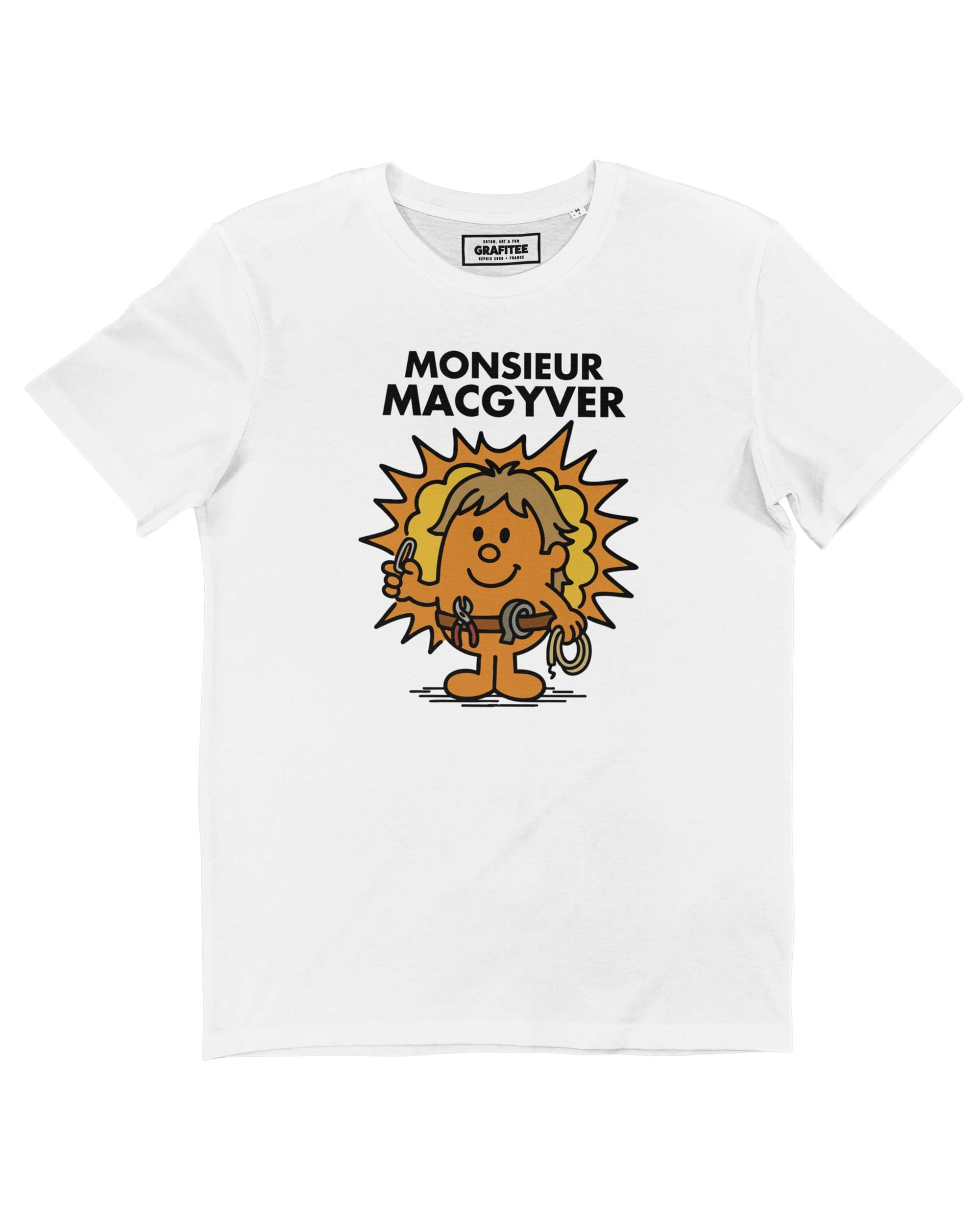 T-shirt Monsieur MacGyver (En Promo) Grafitee