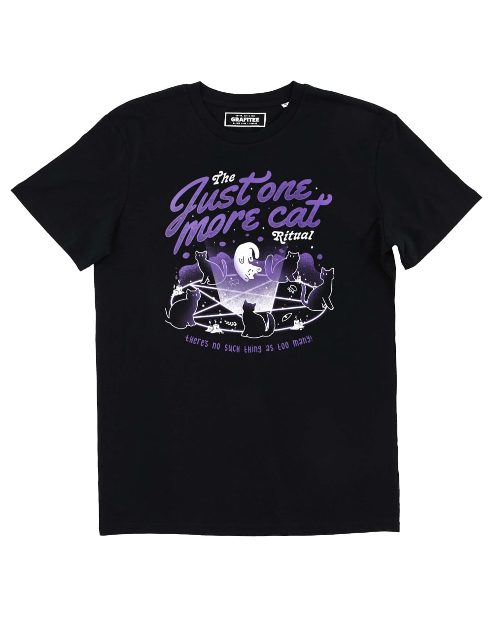 Tee shirt One More Cat Ritual Grafitee