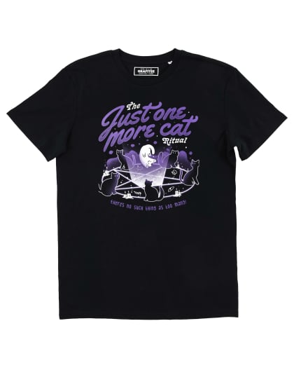 Tee shirt One More Cat Ritual Grafitee