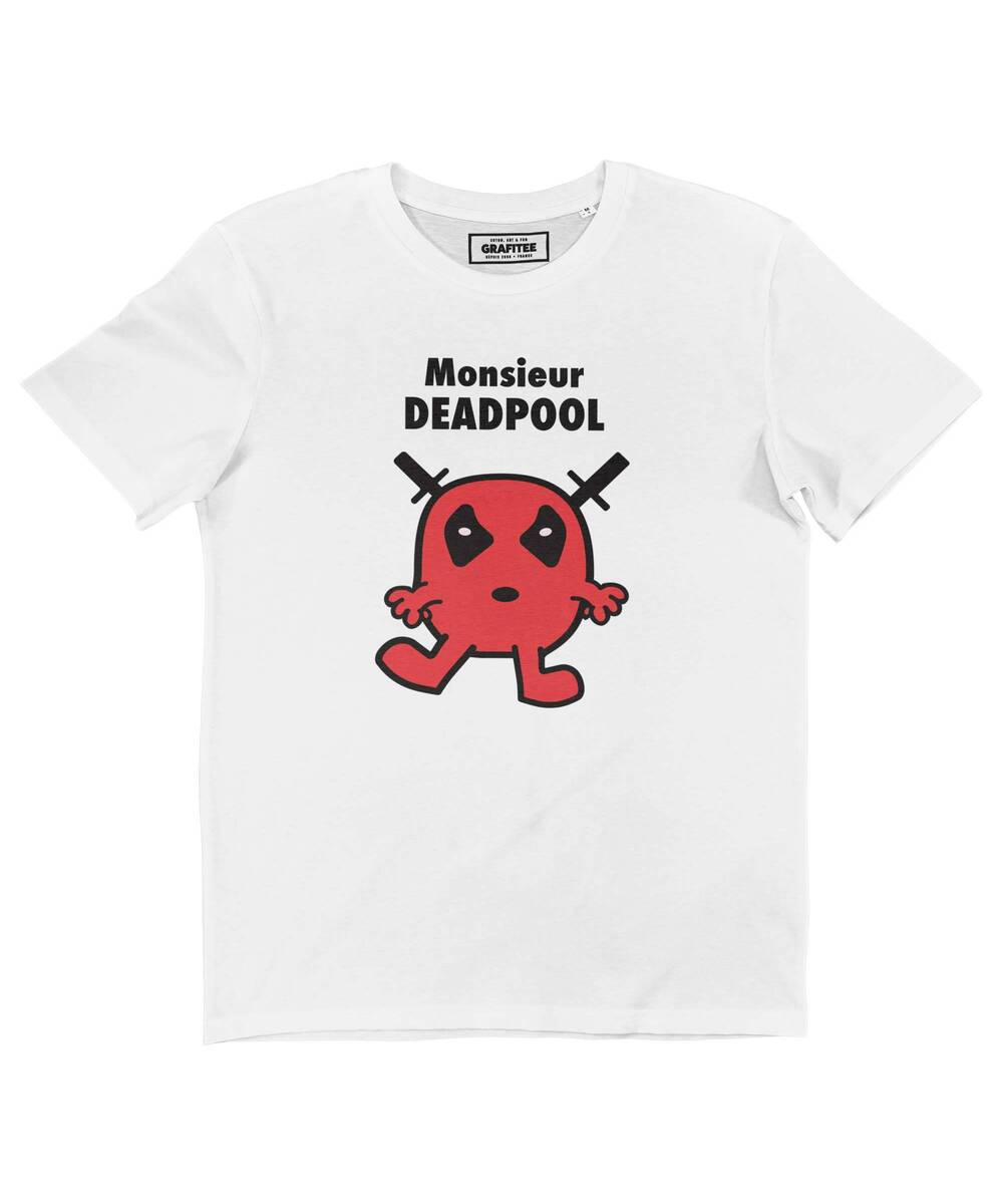 T-shirt Monsieur Deadpool (En Promo) Grafitee