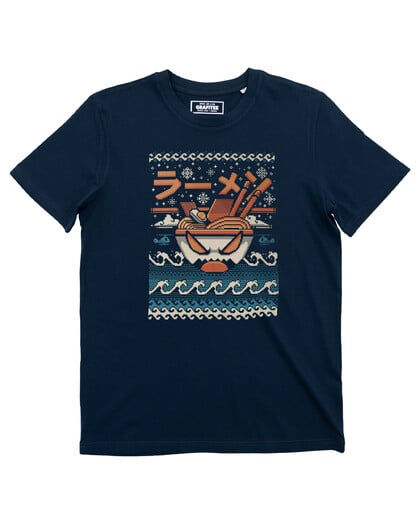T-shirt Christmas Great Ramen Off Kanagawa (En Promo) Grafitee