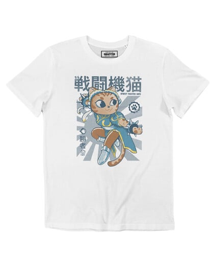 T-shirt Chun-Li Chat (En Promo) Grafitee