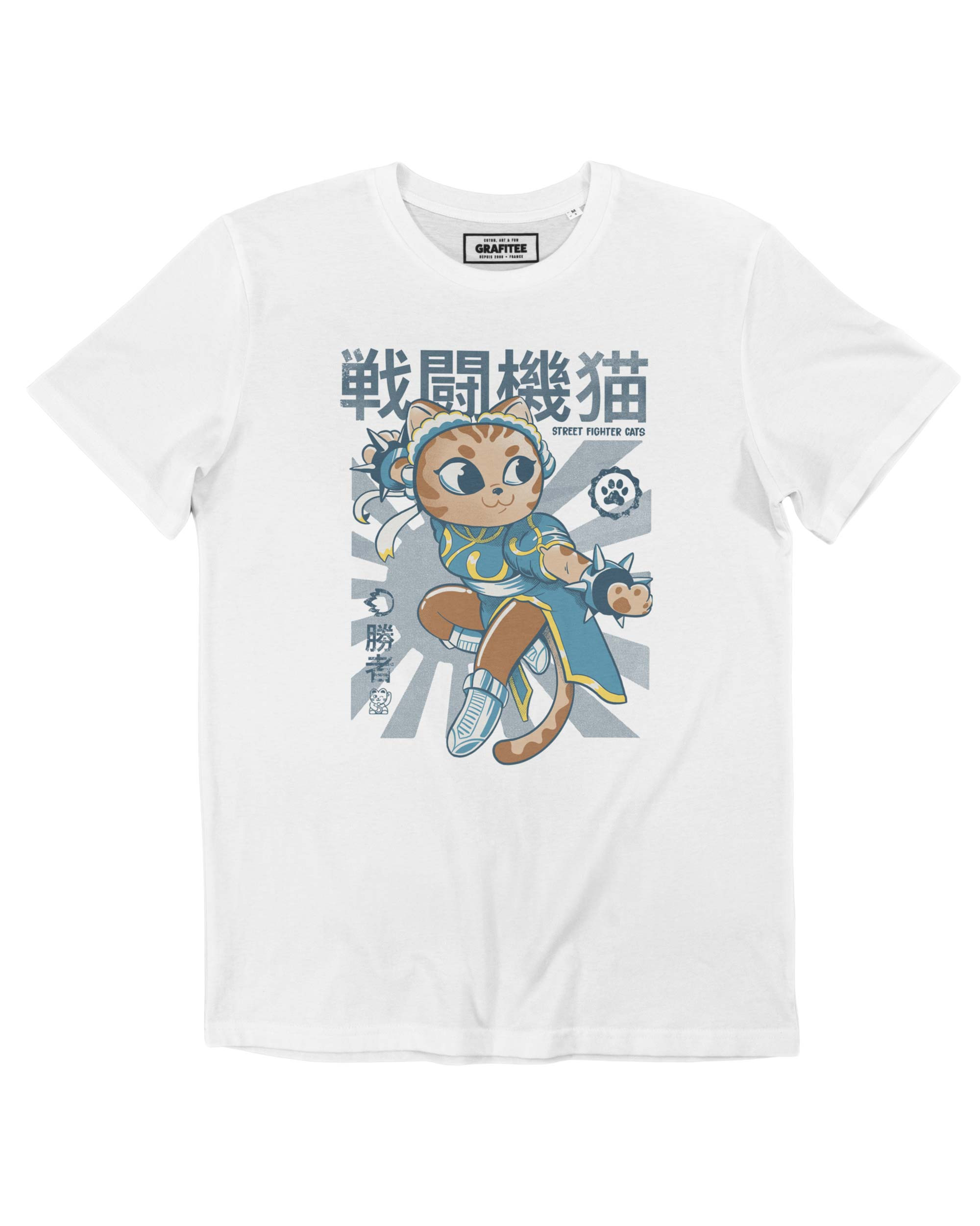 T-shirt Chun-Li Chat (En Promo) Grafitee