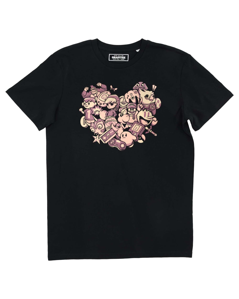 Teeshirt I Love Games Grafitee