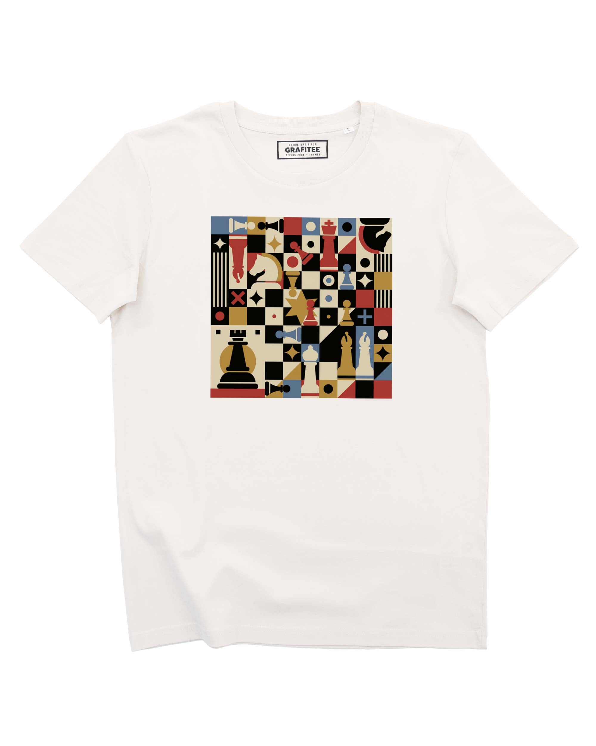 Teeshirt Chess Art Vintage Grafitee