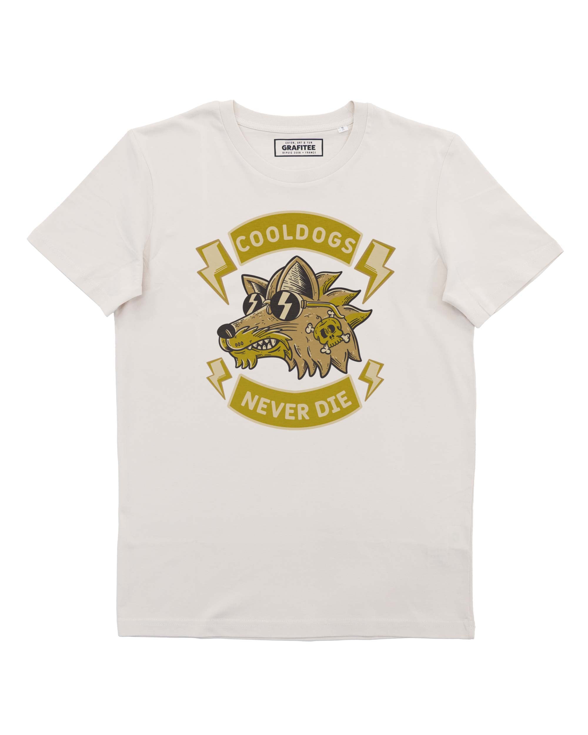 T-shirt Cool Dogs Never Die (En Promo) Grafitee