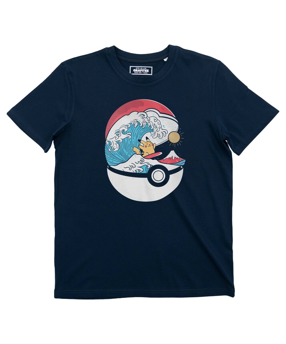 T-shirt Pokemon Wave (En Promo) Grafitee