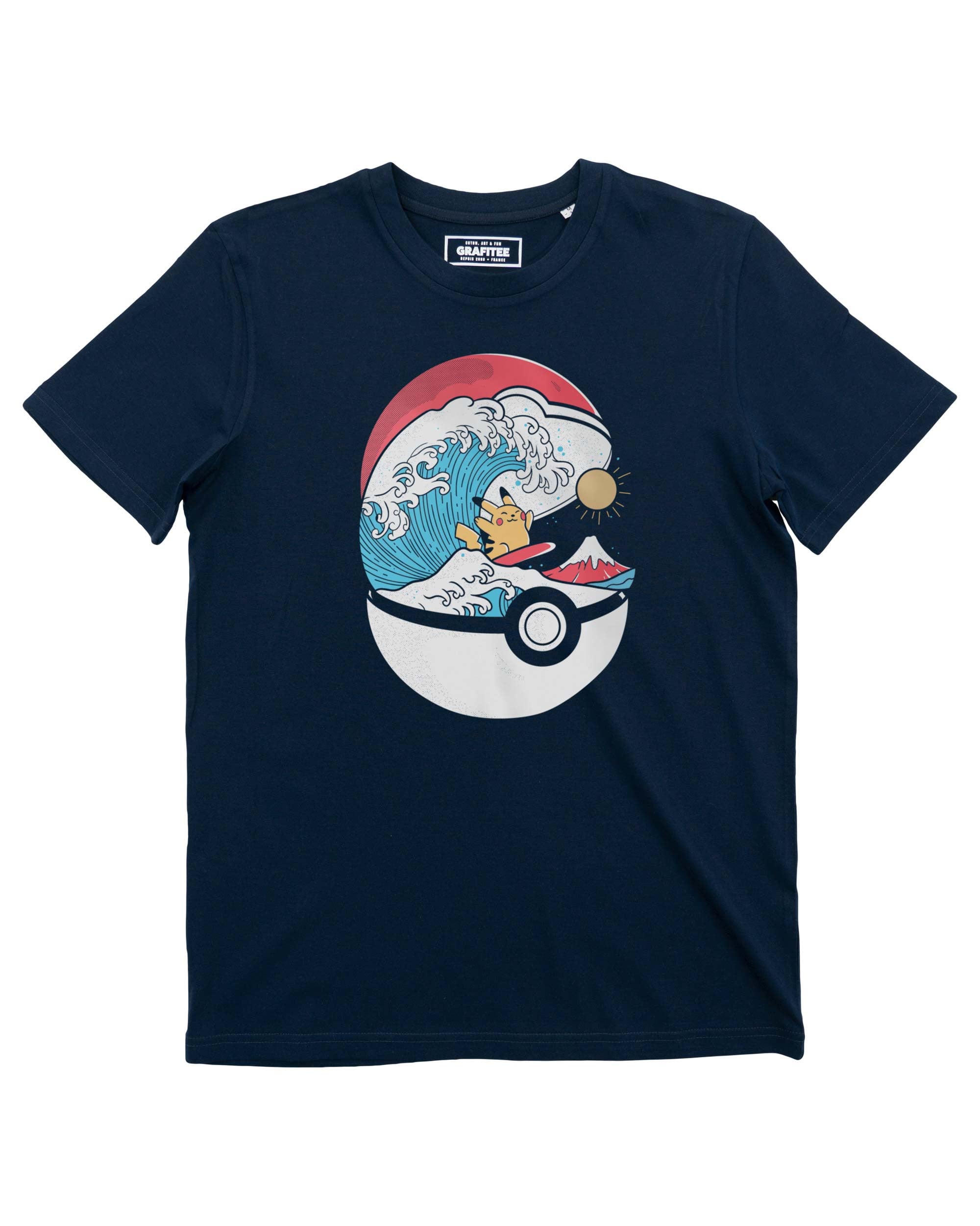 T-shirt Pokemon Wave (En Promo) Grafitee
