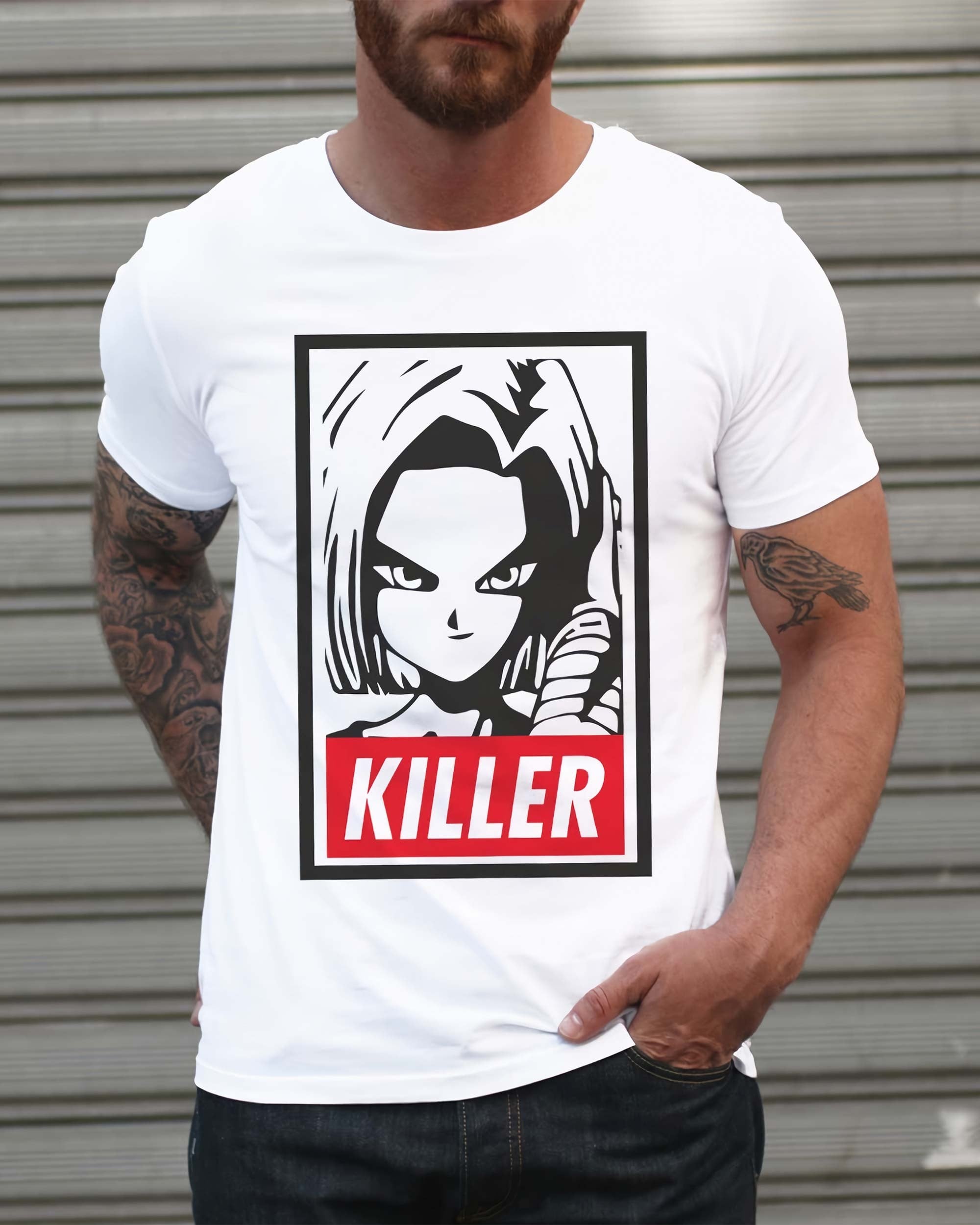T-shirt C-18 (En Promo) de couleur Blanc