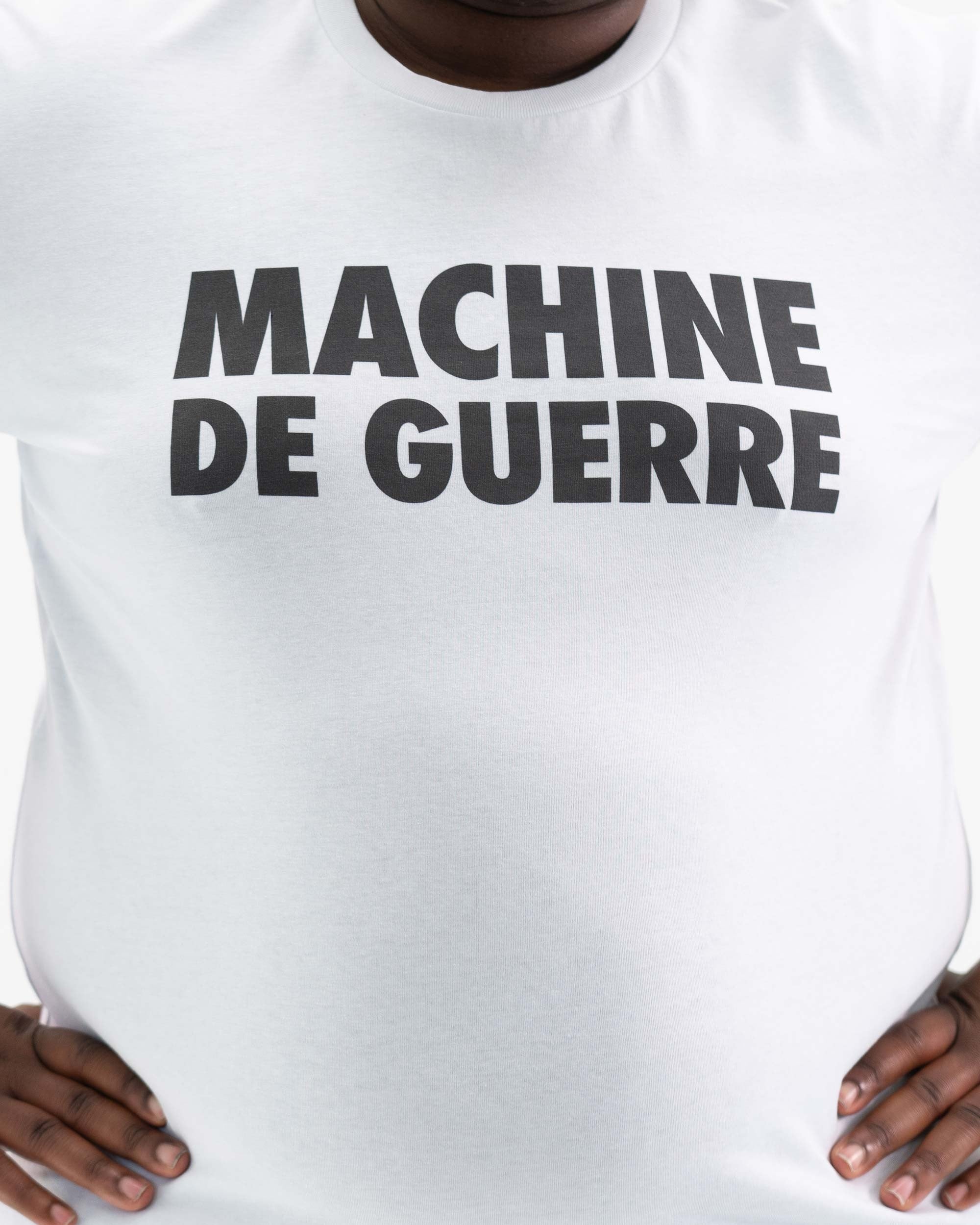 T-shirt Machine De Guerre (En Promo) de couleur Blanc