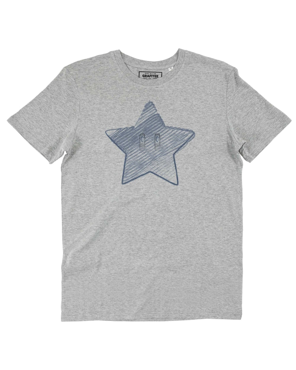 T-shirt Étoile Bleue Mario Grafitee