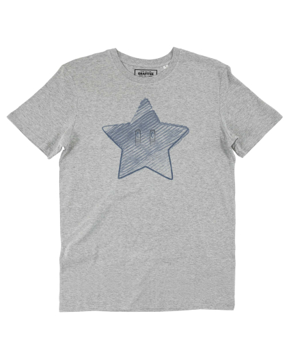 T-shirt Étoile Bleue Mario Grafitee