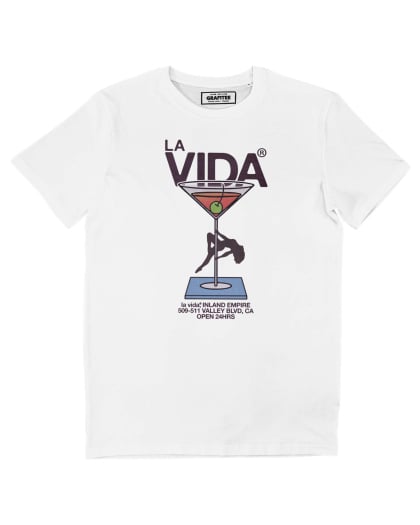 T-shirt La Vida, Dirty Martini Grafitee