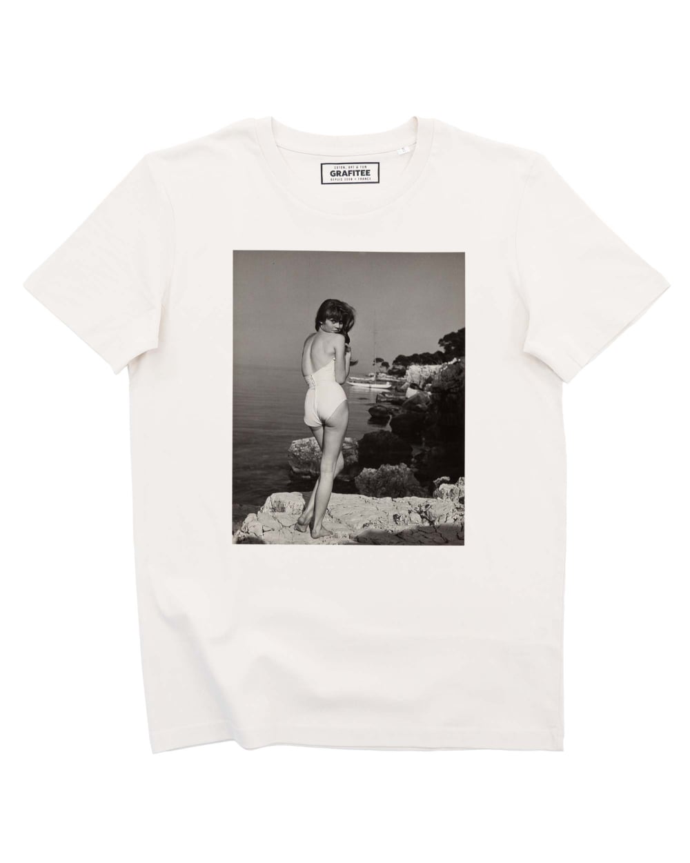 T-shirt Bardot En Maillot Grafitee