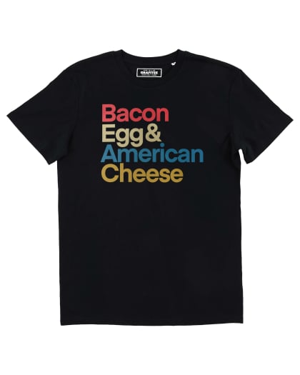 Tee shirt Bacon Egg & American Cheese Grafitee