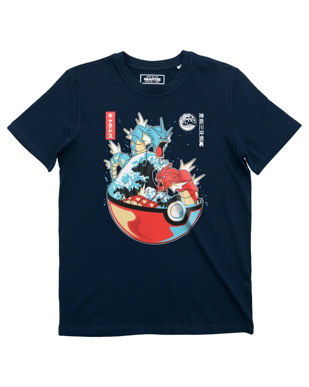 Tshirt The Great Wave Gyarados Grafitee