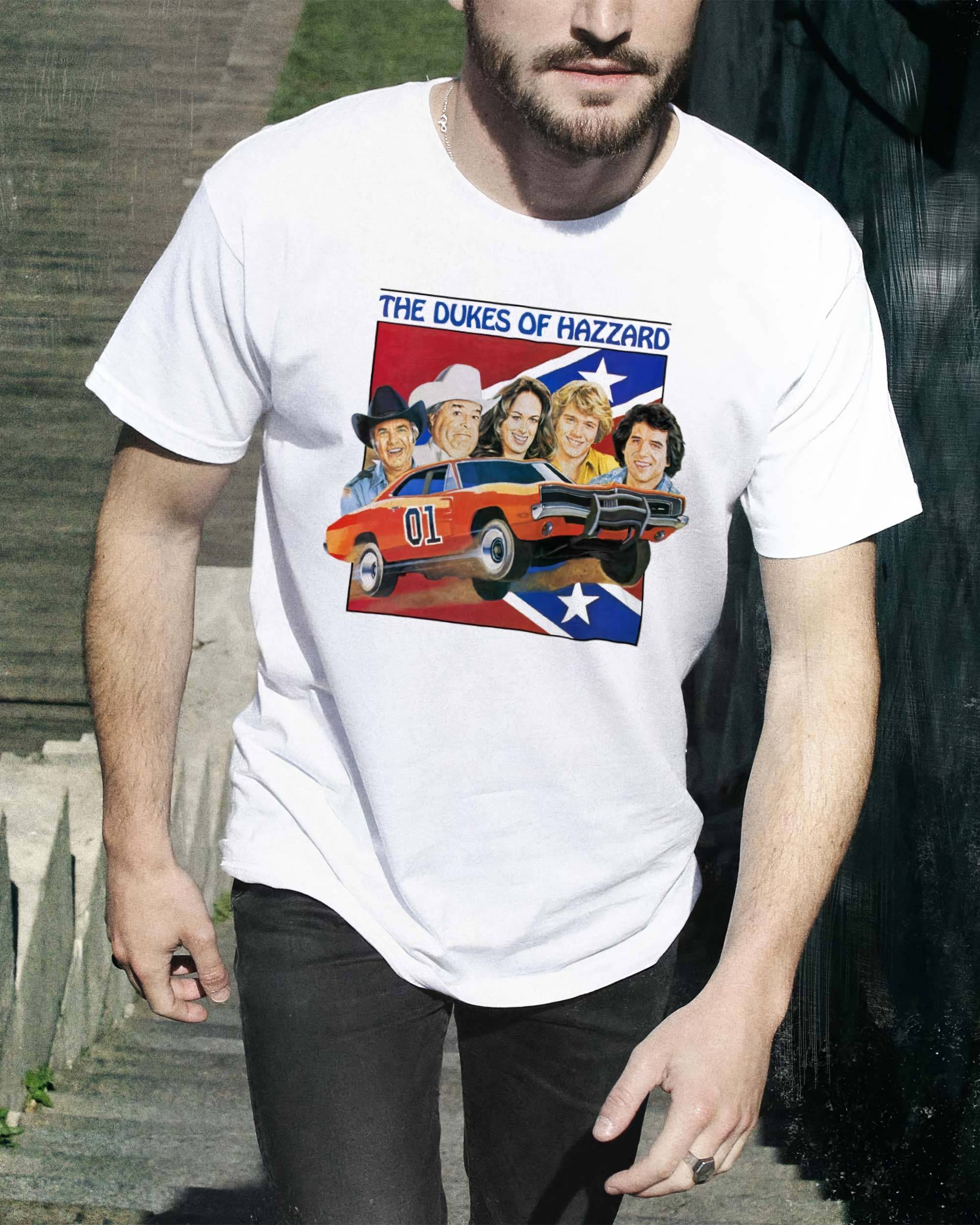 T-shirt Dukes of Hazzard (En Promo) de couleur Blanc