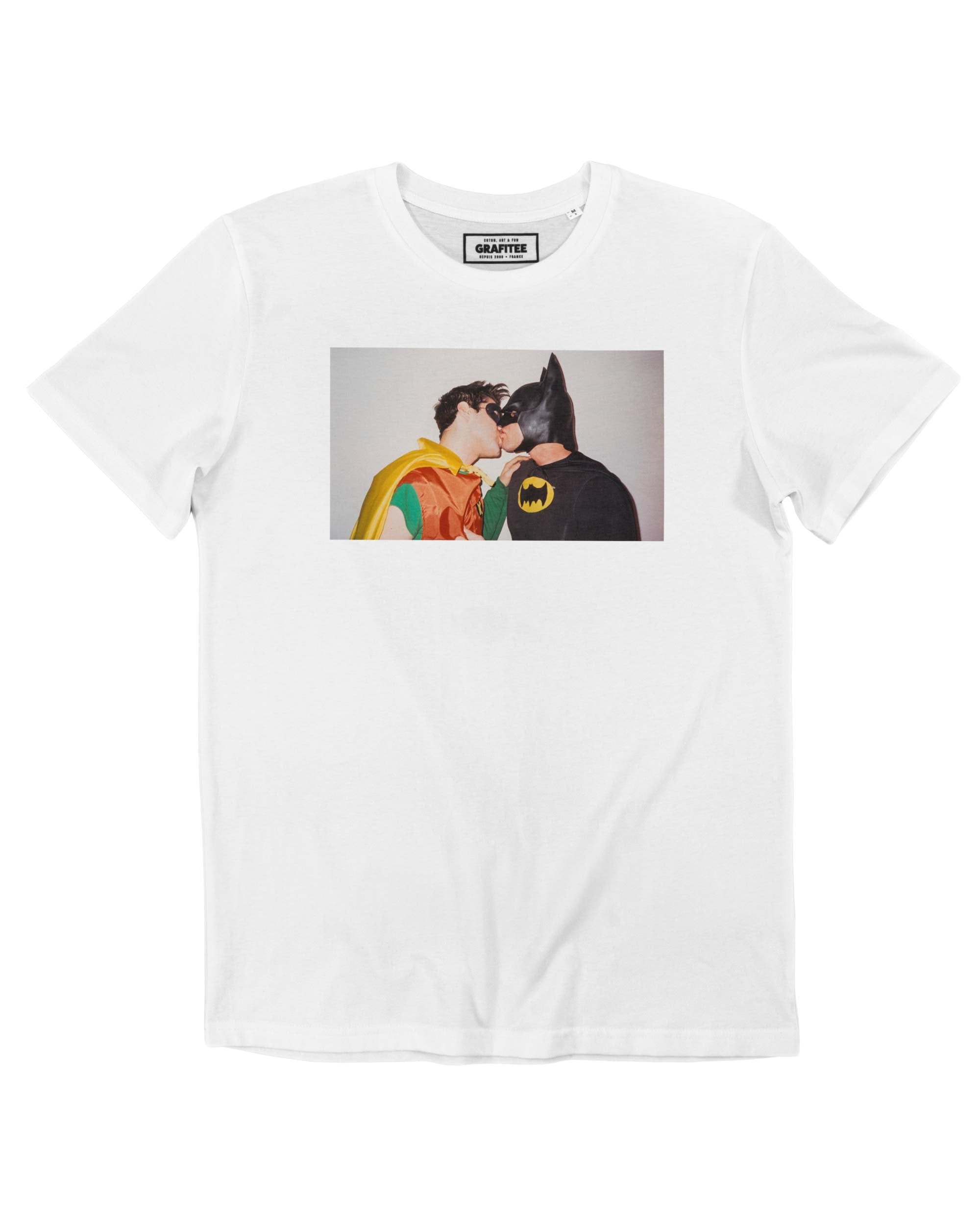 Tshirt Batman & Robin Kiss Grafitee