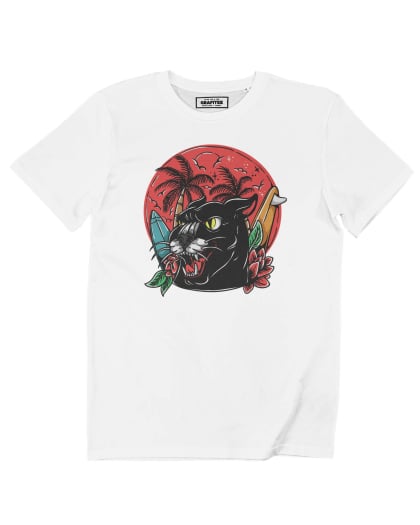 Teeshirt Panthère Surf Grafitee