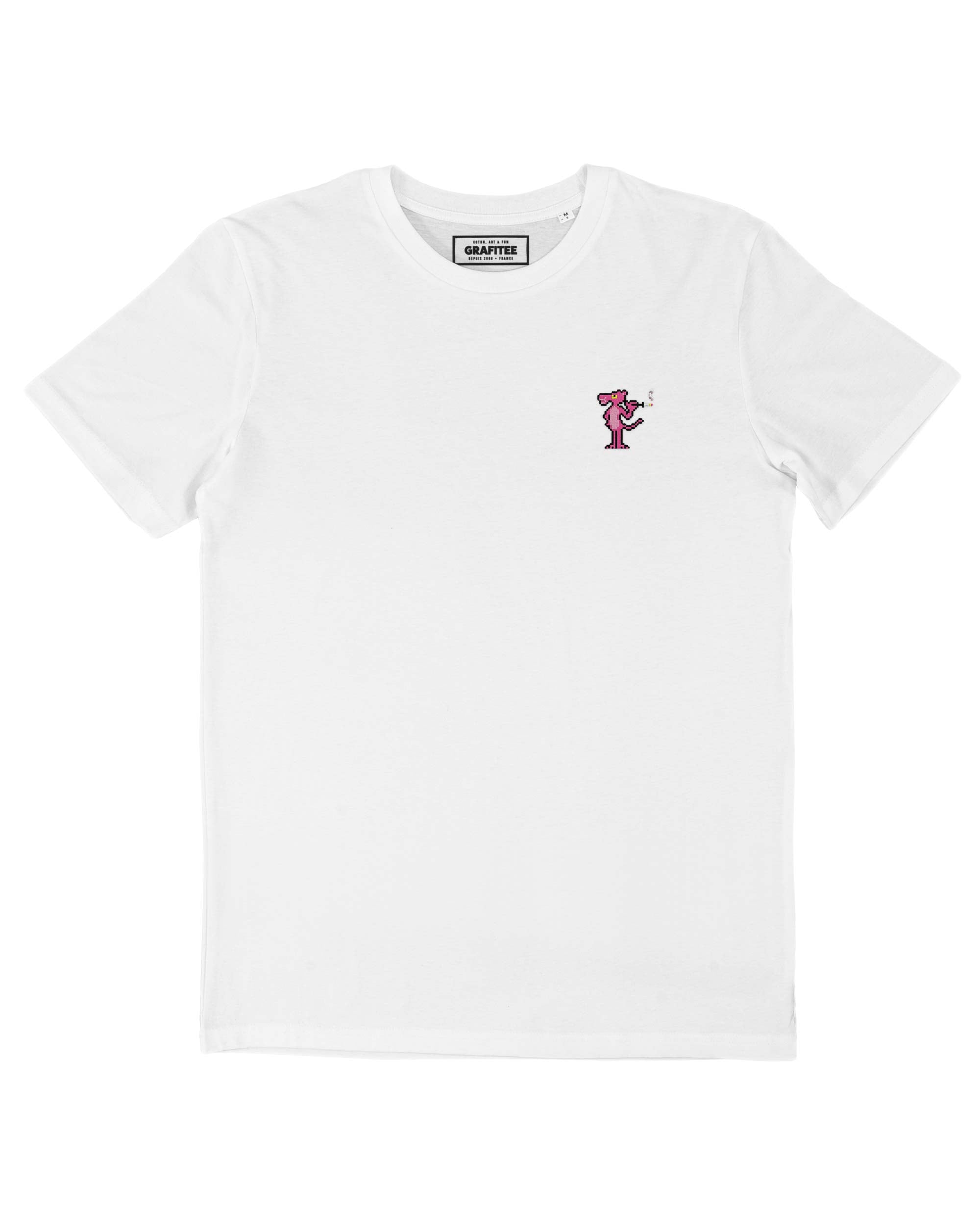 T shirt Pink Panther (Brodé) - En Promo Grafitee